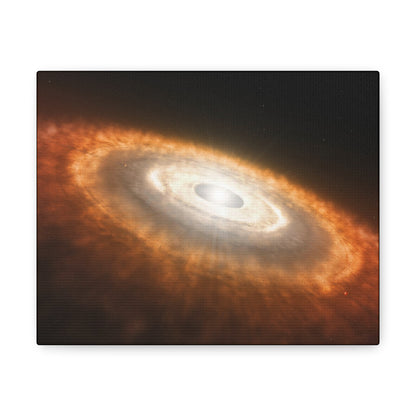 Captivating Protoplanetary Disk Canvas Print