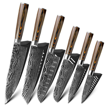 Imperial Collection - Luxury Japanese Damascus Kitchen Knife set