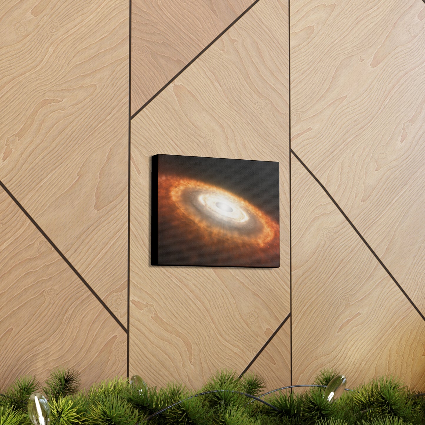 Captivating Protoplanetary Disk Canvas Print