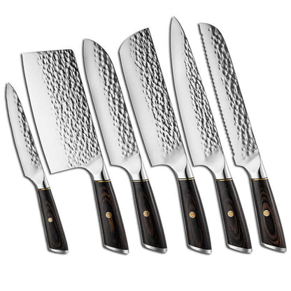 6 piece Hammer Forged Knife Set