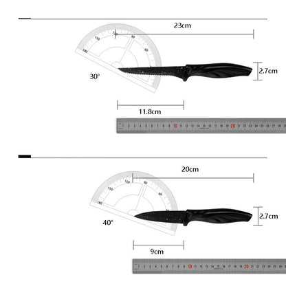 17-Piece Stainless Steel Maifainshi Stone Coated Knives